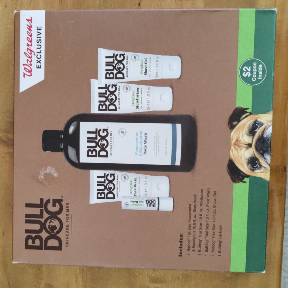 NWOT Bull Dog grooming starter kit for men Walgreens Exclusive holiday gift box